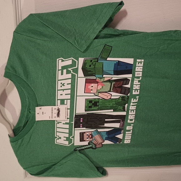 New Child's Minecraft Tshirt - Picture 3 of 3